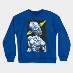 Mind Control Alien - color Crewneck Sweatshirt